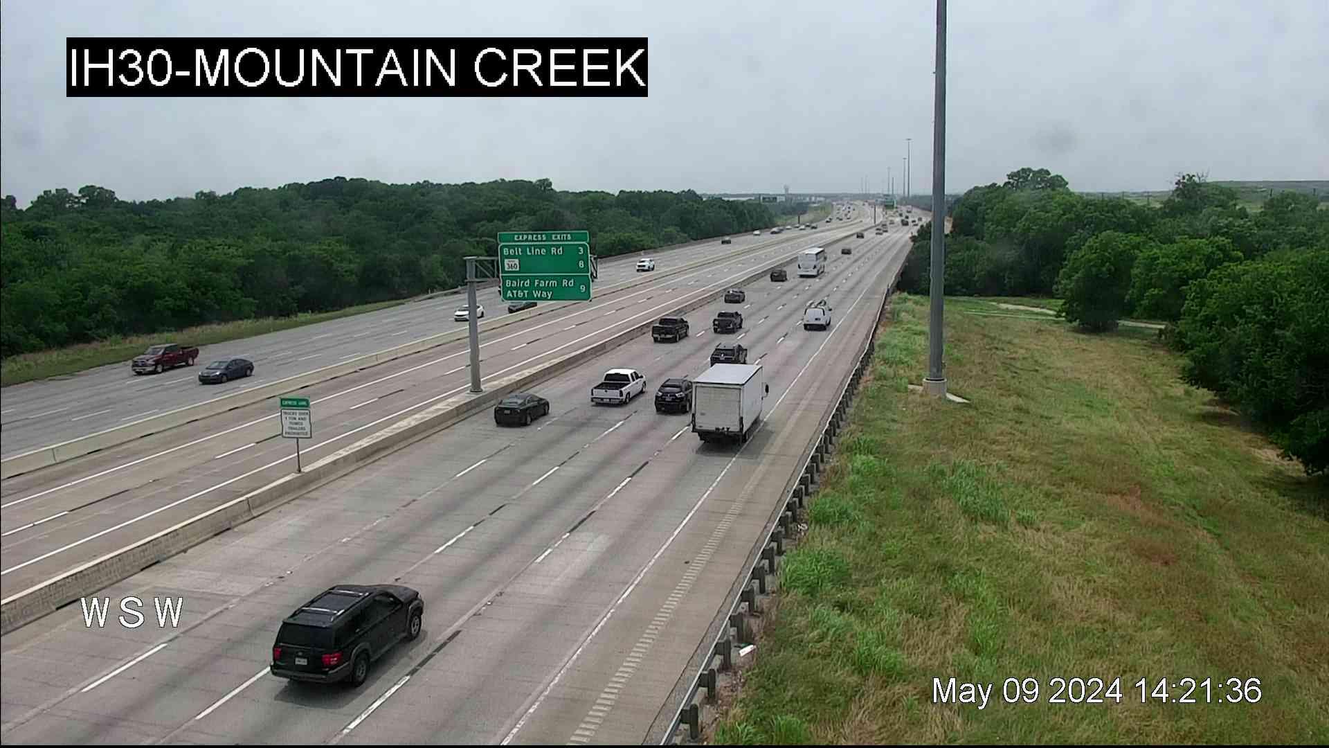 Traffic Cam Dallas › East: I-30 @ Mountain Creek Player