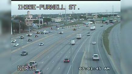 Traffic Cam Lewisville › North: I-35E @ Purnell St Player