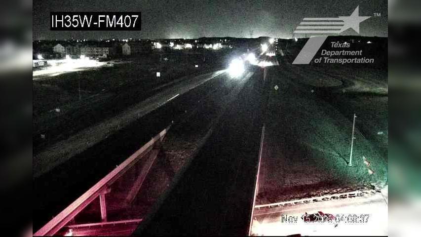Traffic Cam Argyle › North: I-35W @ FM407 Player