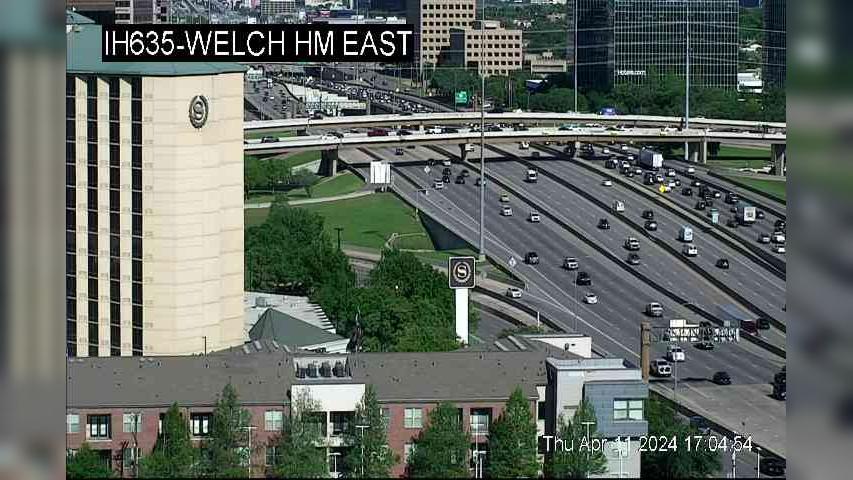 Traffic Cam Farmers Branch › East: I-635 @ Welch HM East Player