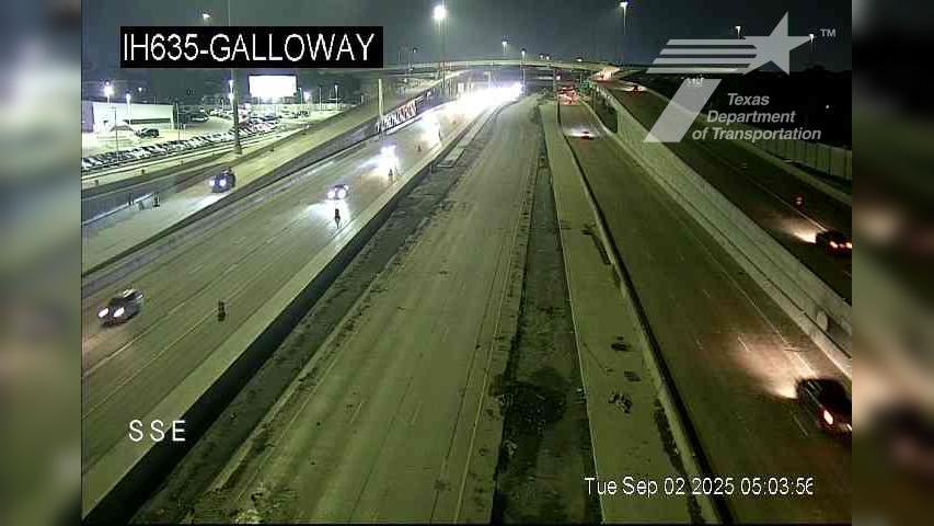 Traffic Cam New Hope › East: I-635 @ Galloway Player