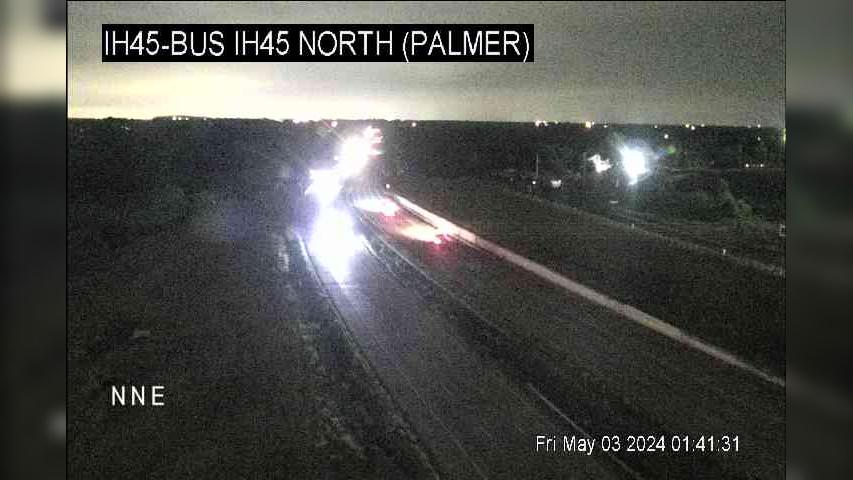 Palmer › North: I-45 @ Bus I-45 North Traffic Camera