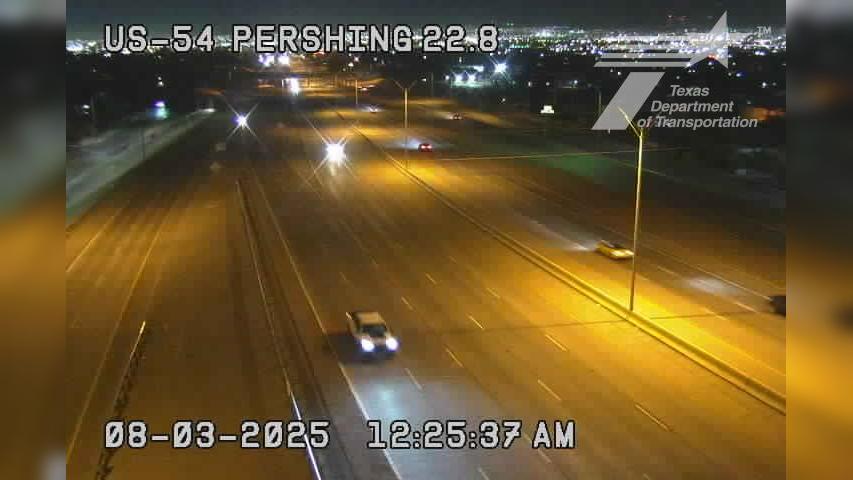 El Paso › North: US-54 @ Pershing Traffic Camera