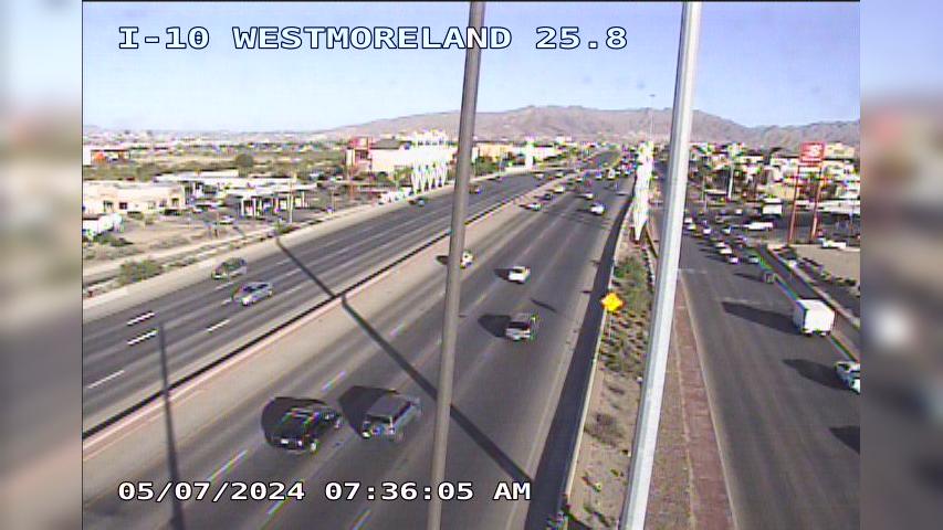 Traffic Cam El Paso › West: IH-10 @ Westmoreland Player