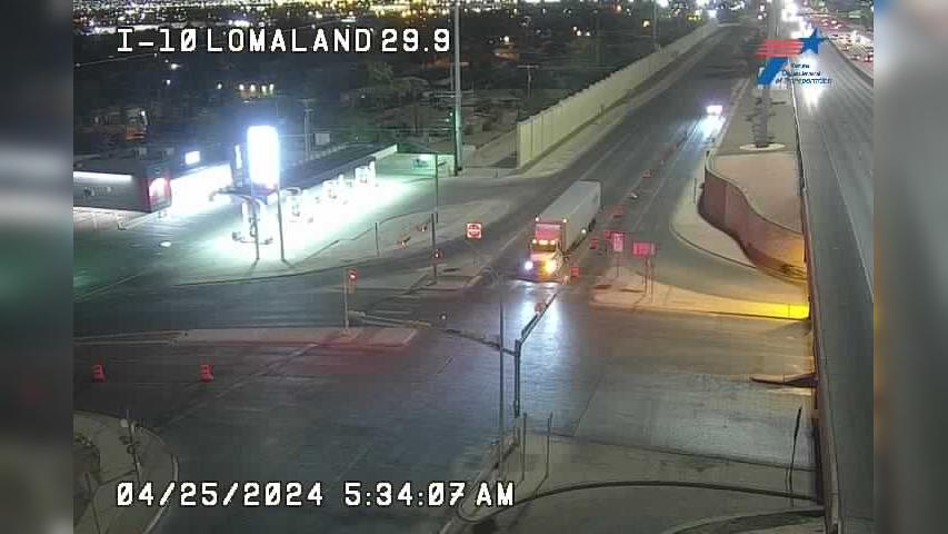 Traffic Cam El Paso › West: I-10 @ Lomaland Player