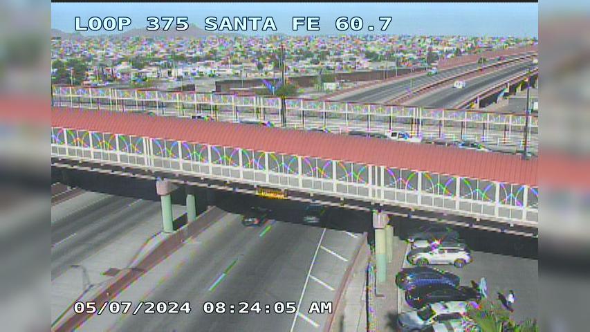 Traffic Cam El Paso › West: LP-375 @ Santa Fe Player