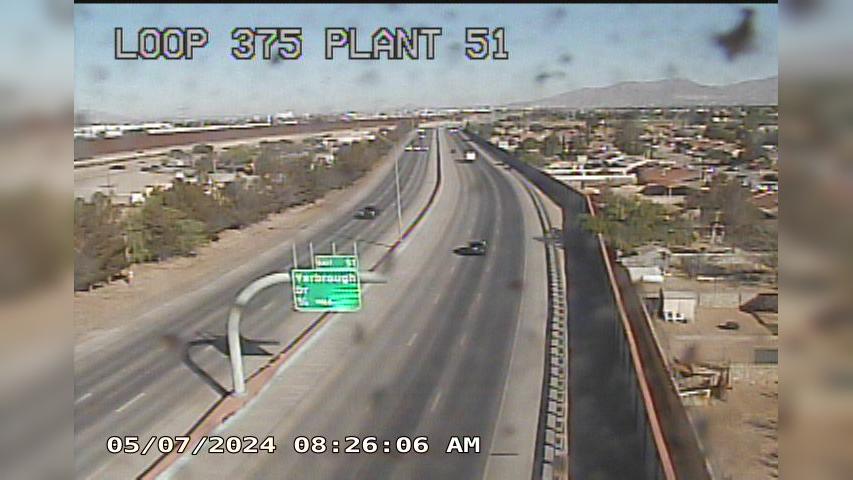 Traffic Cam El Paso › West: LP-375 @ Plant Player