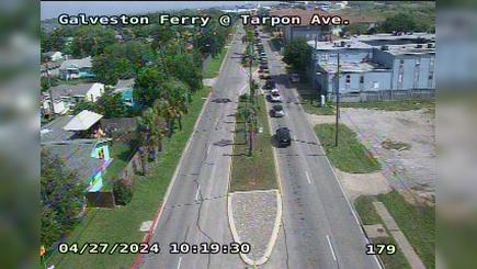 Traffic Cam Galveston › North: Ferry at Tarpon Ave Player