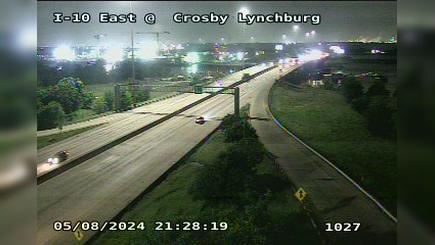 Mantu › West: I-10 East @ Crosby Lynchburg Traffic Camera