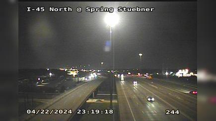 Springwood › South: I-45 North @ Spring Stuebner Traffic Camera