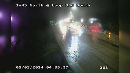 Traffic Cam Conroe › North: I-45 North @ Loop 336 South Player