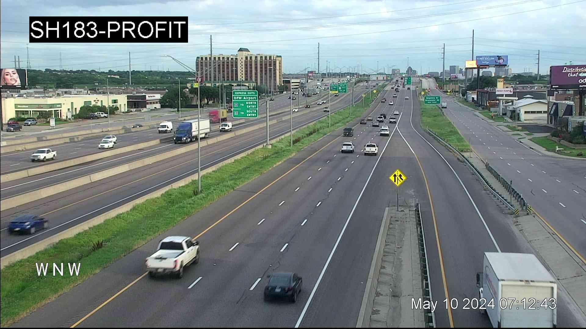 Traffic Cam Dallas › East: SH 183 @ Profit Player