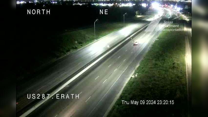 Fort Worth › North: US 287 @ Erath Traffic Camera