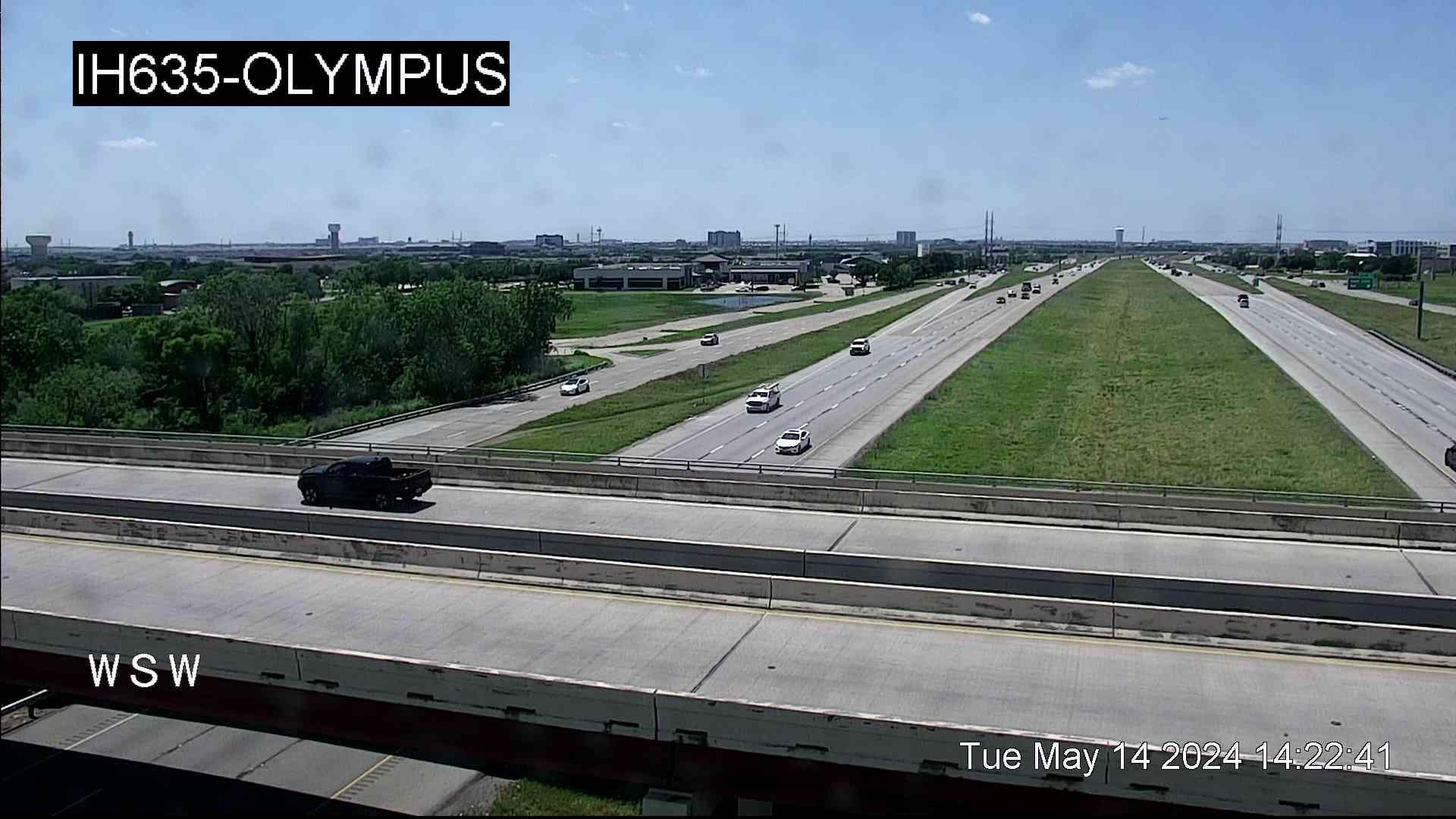 Traffic Cam Irving › East: I-635 @ Olympus Player