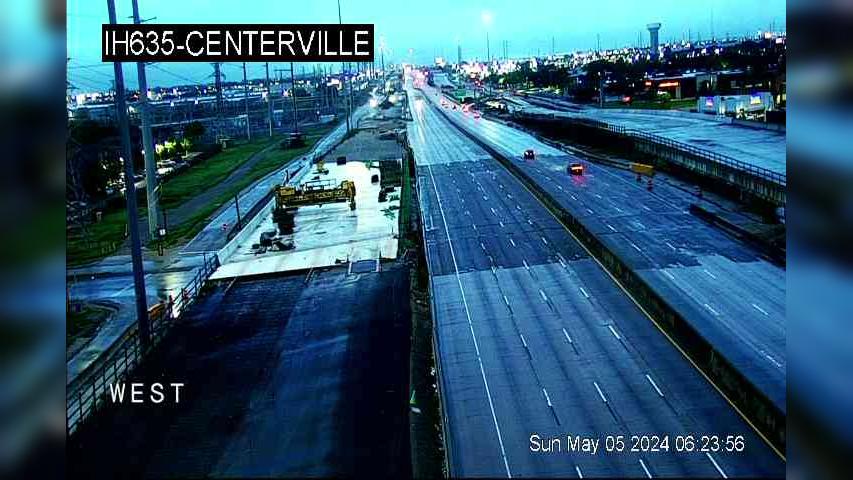 Garland › East: I-635 @ Centerville Traffic Camera