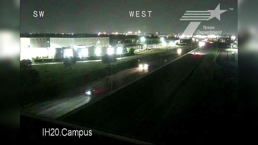 Fort Worth › East: I-20 @ Campus Traffic Camera