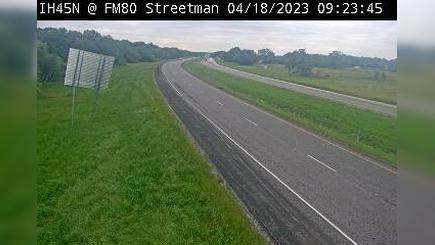 Streetman › North: I-45@FM80 Traffic Camera