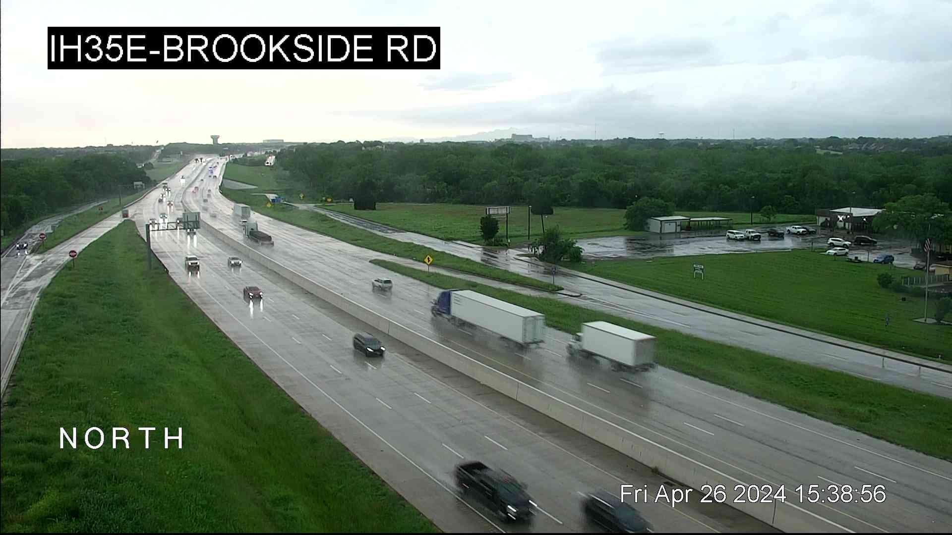 Traffic Cam Waxahachie › North: I-35E @ Brookside Player