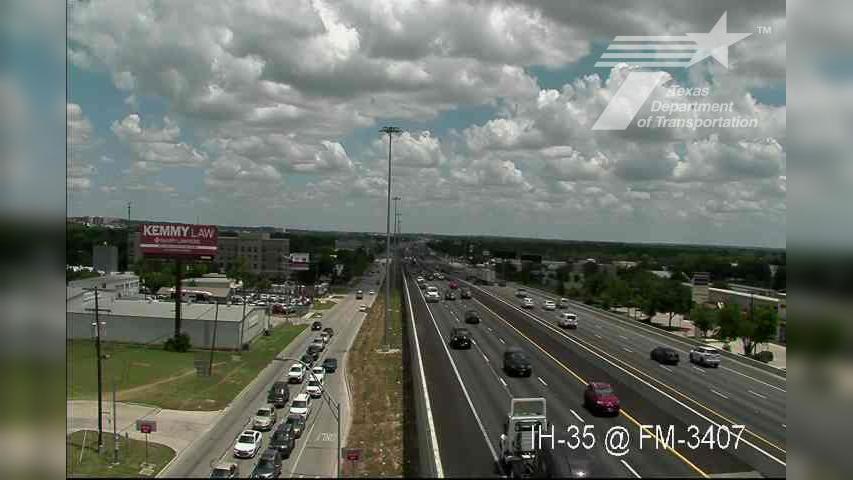 San Marcos › North: I-35 @ FM-3407 Traffic Camera