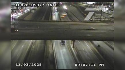 Traffic Cam Haltom City › East: I-820NL @ US 377 (NTE) Player