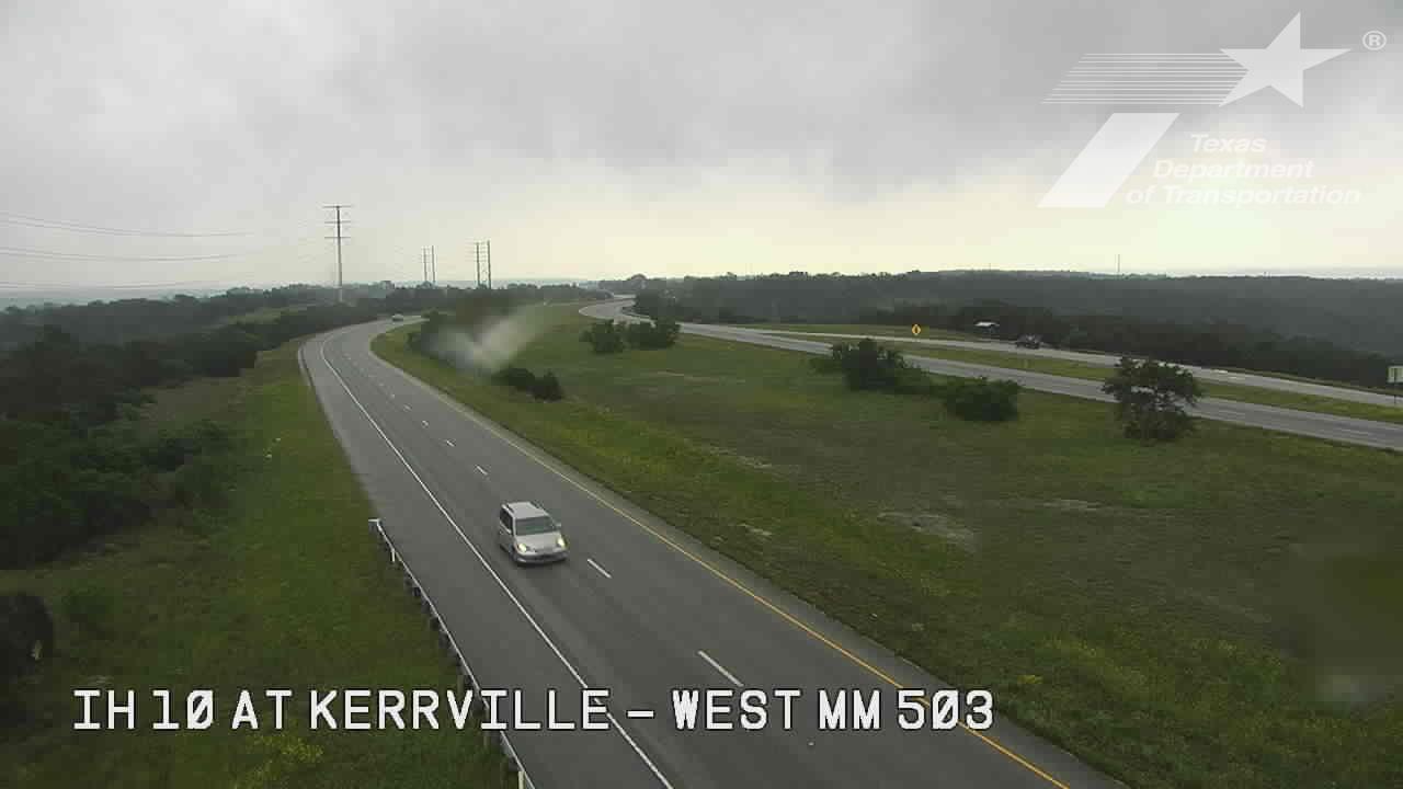 Mount Wesley › West: IH 10 at Kerrville - West (MM 503) Traffic Camera
