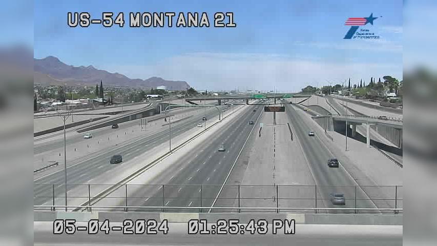 Traffic Cam El Paso › North: US-54 @ Montana Player
