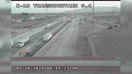 El Paso › West: IH-10 @ TransMountain Traffic Camera