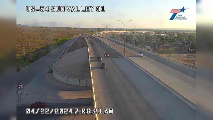 Traffic Cam El Paso › North: US-54 @ Sun Valley Player