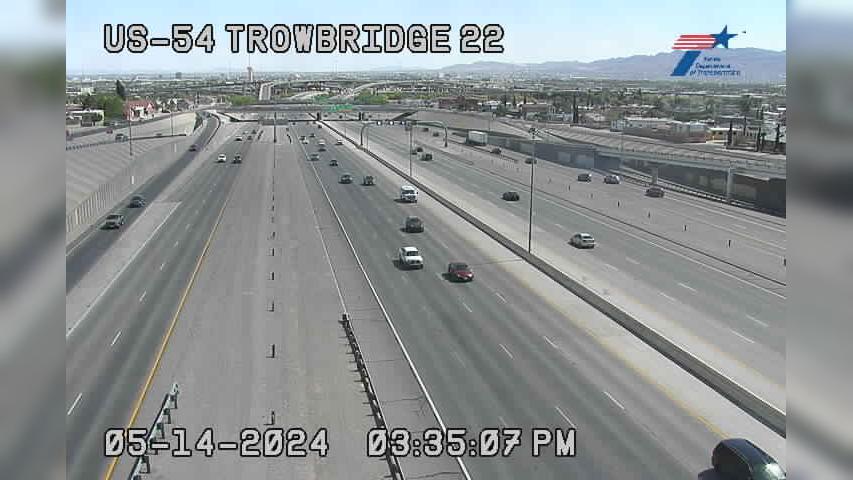 Traffic Cam El Paso › North: US-54 @ Trowbridge Player