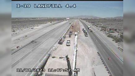 El Paso › West: I-10 @ Landfill Traffic Camera