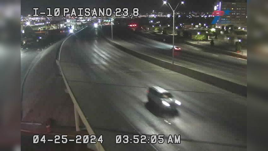 Traffic Cam El Paso › West: IH-10 @ Paisano Player
