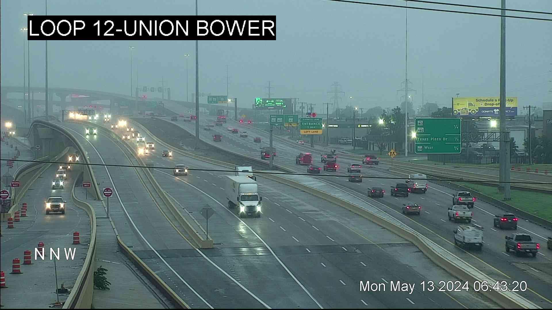 Traffic Cam Irving › North: Loop 12 @ Union Bower Player