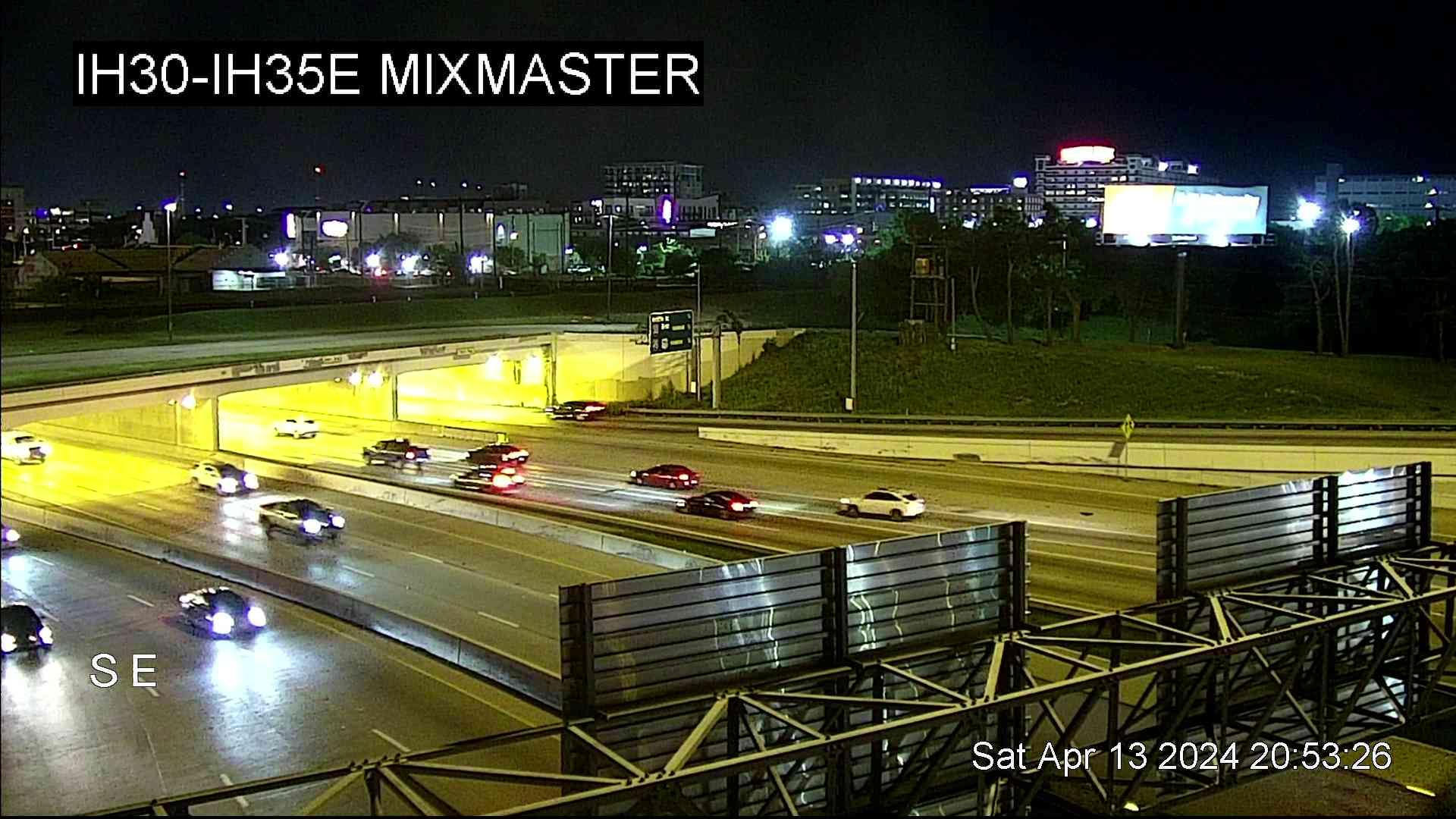 Traffic Cam Downtown PID › East: I-30 @ I-35E Mixmaster Player