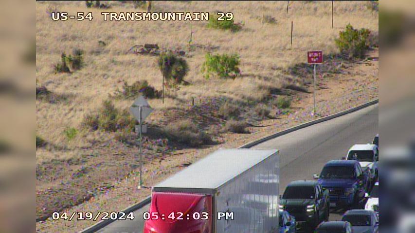 El Paso › North: US-54 @ TransMountain Traffic Camera