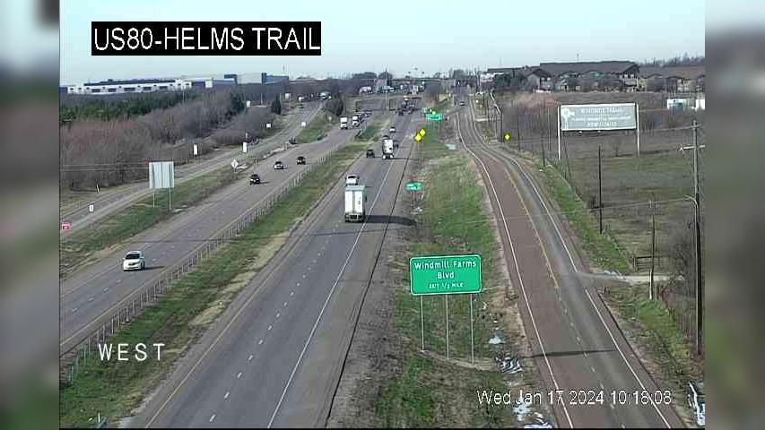 Traffic Cam Lawrence › East: US 80 @ Helms Trail Player
