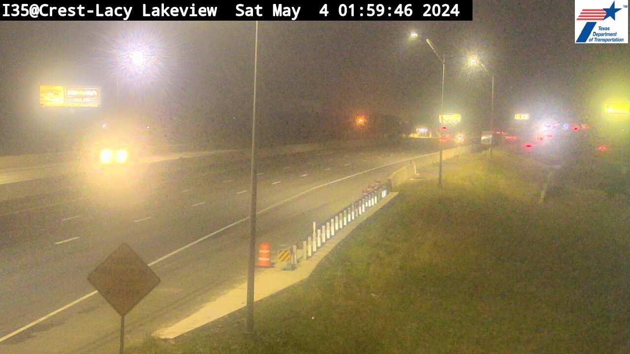 Traffic Cam Lacy-Lakeview › North: I35@Crest-Lacy Lakeview Player