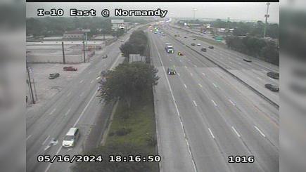 Traffic Cam Houston › West: I-10 East @ Normandy Player