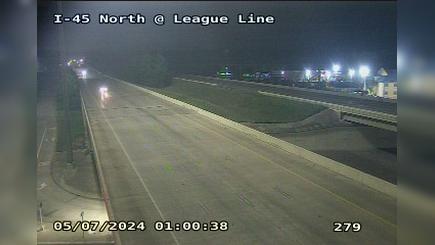 Traffic Cam Conroe › North: I-45 North @ League Line Player