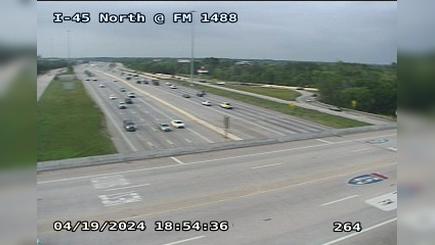 Traffic Cam Conroe › South: I-45 North @ FM 1488 Player