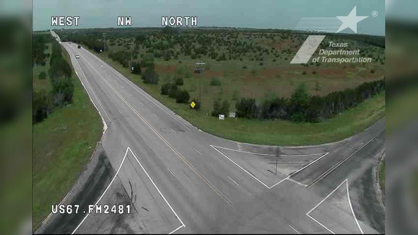 Traffic Cam Three Way › North: US 67 @ FM2481 Player