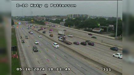 Traffic Cam Houston › West: I-10 Katy @ Patterson Player