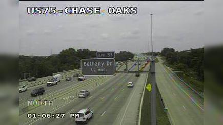 Traffic Cam Plano › North: US 75 @ Chase Oaks Player