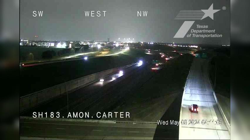 Fort Worth › East: SH 183 @ Amon Carter Traffic Camera