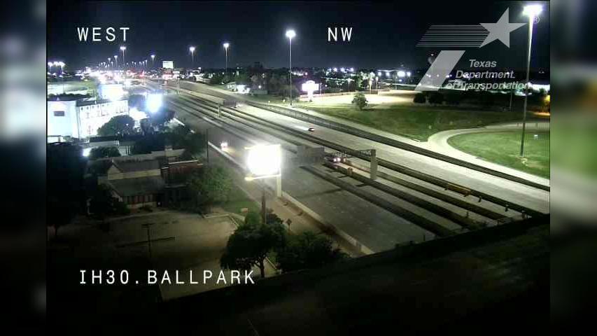 Arlington › East: I-30 @ Ballpark Traffic Camera