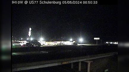 Schulenburg › East: I-10 @ US-77 Traffic Camera