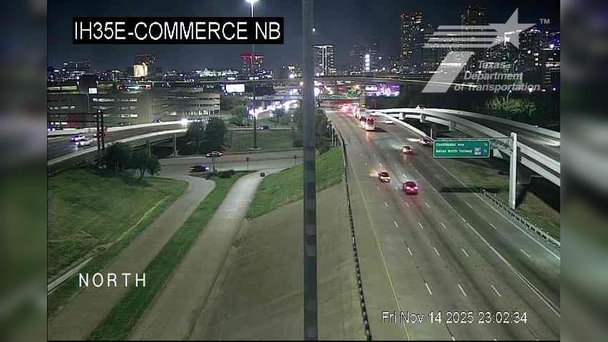 Traffic Cam Downtown PID › North: I-35E @ Commerce NB Player