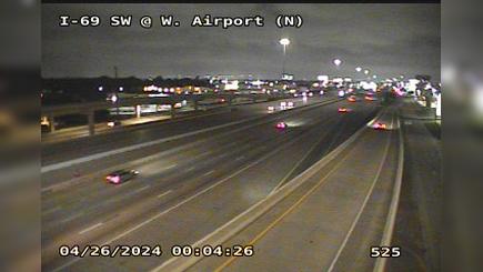 Stafford › South: I-69 Southwest @ W. Airport (N) Traffic Camera