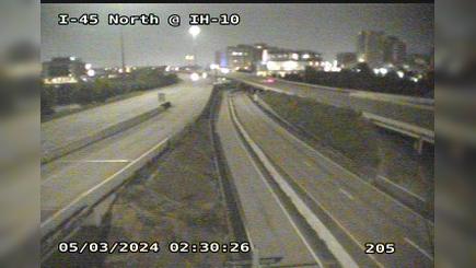 Traffic Cam Houston › South: I-45 North @ I-10 Player