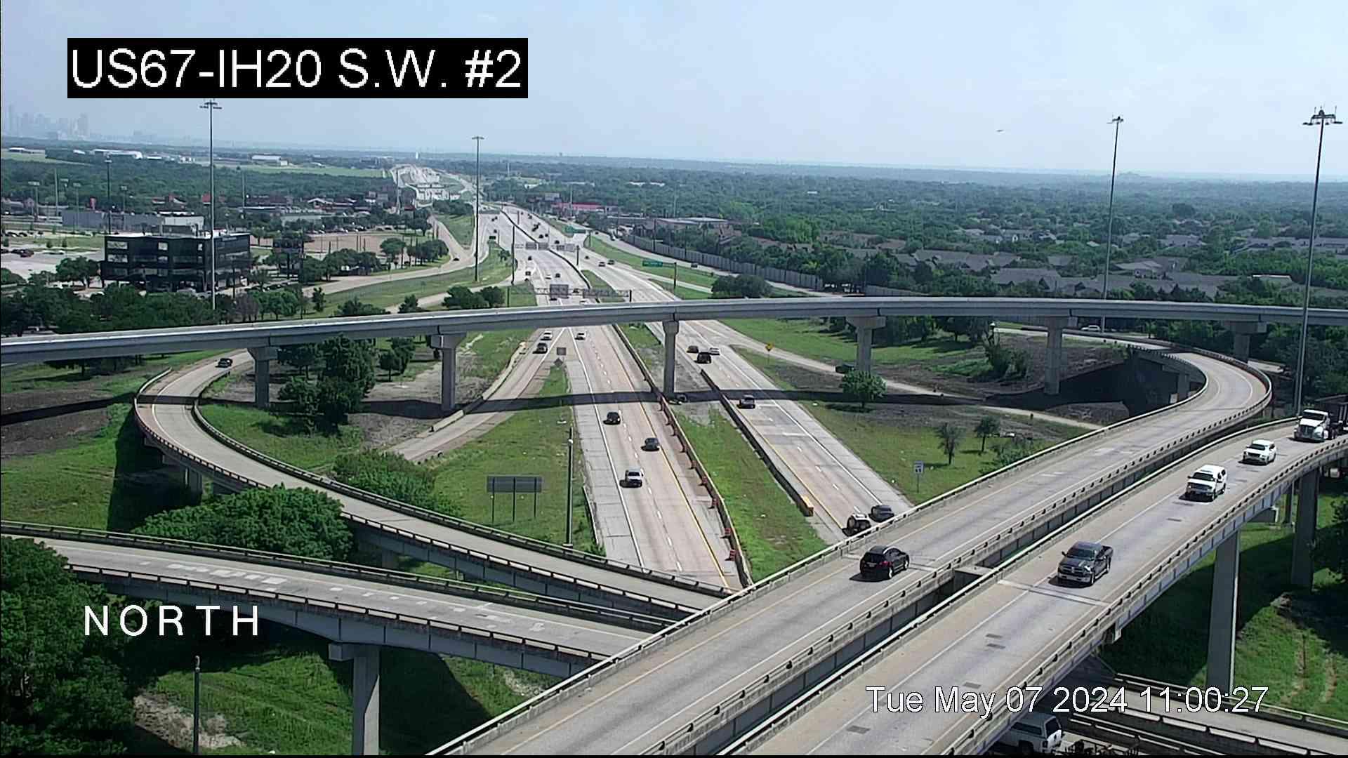 Traffic Cam Dallas › North: US 67 @ I-20 S.W Player