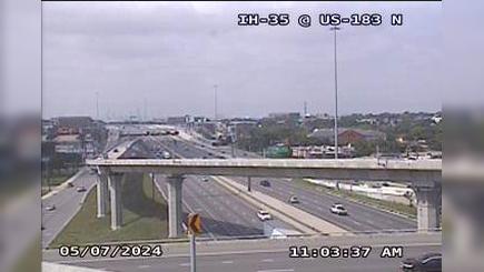 Austin › North: I-35 @ US-183 Traffic Camera